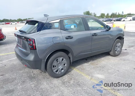 2025 Nissan Kicks S Fwd из США, поврежденный, VIN 3N8AP6BA3SL381748